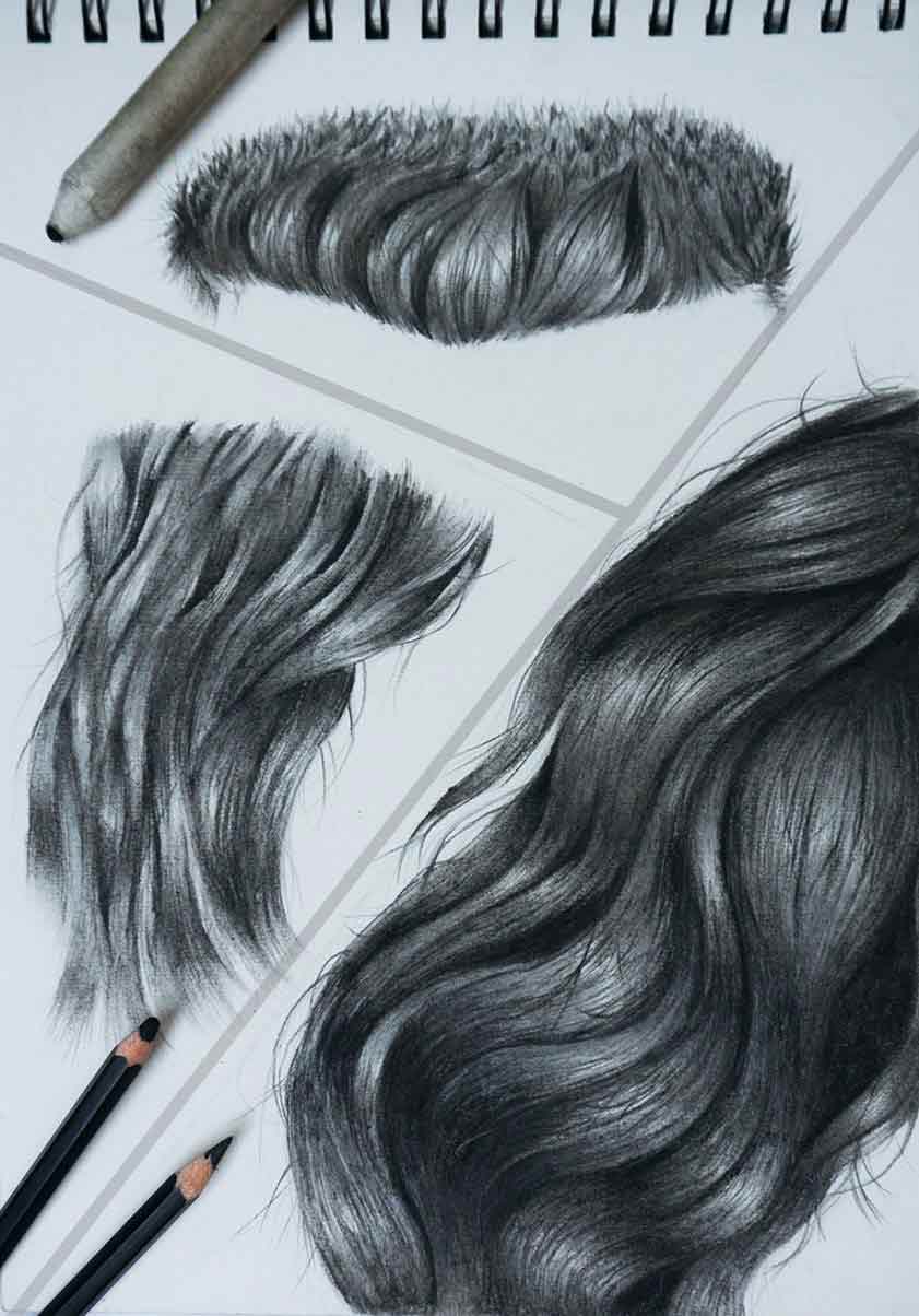 How To Draw HAIR In Easy Steps - Unique Art Blogs